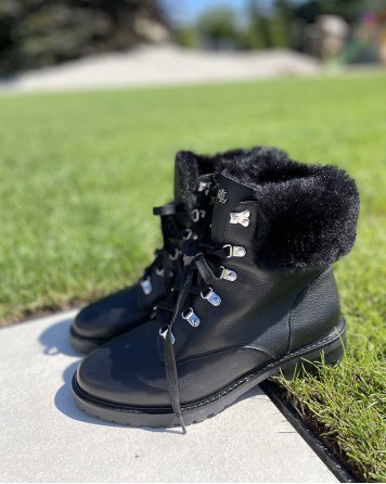 Boty dámské Ralph Lauren LANESCOT BO BFP černé